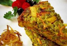 طرز تهیه کوکو لوبیا سبز