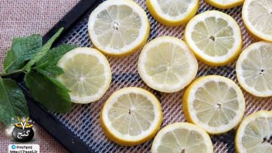 خشک کردن لیمو