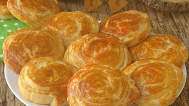 نان چند لایه ترکیه به نام katmerli-corak