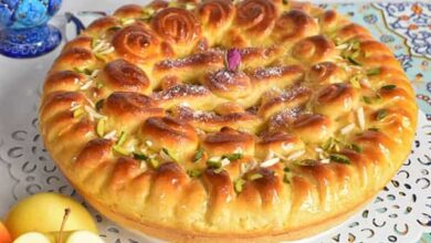 طرز تهیه نان شیرمال خانگی خوشمزه و پف دار به روش ترکیه ای