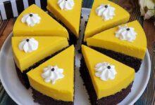 طرز تهیه کیک زبرا امتحان شده پف دار و خوشمزه دو رنگ