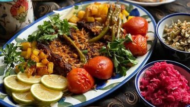 طرز تهیه کلم پلو شیرازی خوشمزه و مجلسی به روش سنتی
